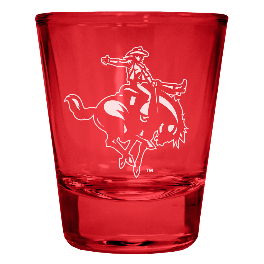 Northwestern Oklahoma State University Engraved Full Color 2oz Shot Glass Officially Licensed Collegiate Product Image 1