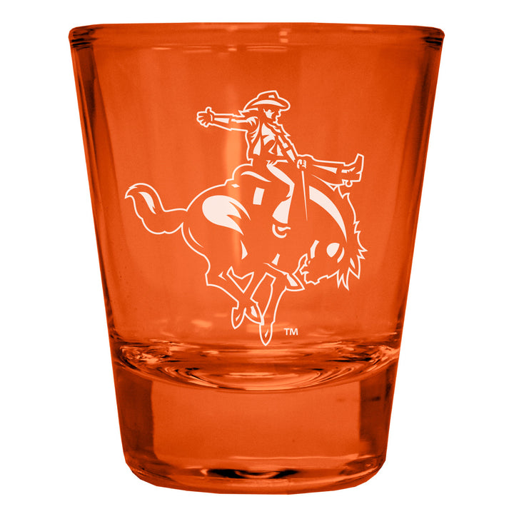 Northwestern Oklahoma State University Engraved Full Color 2oz Shot Glass Officially Licensed Collegiate Product Image 3