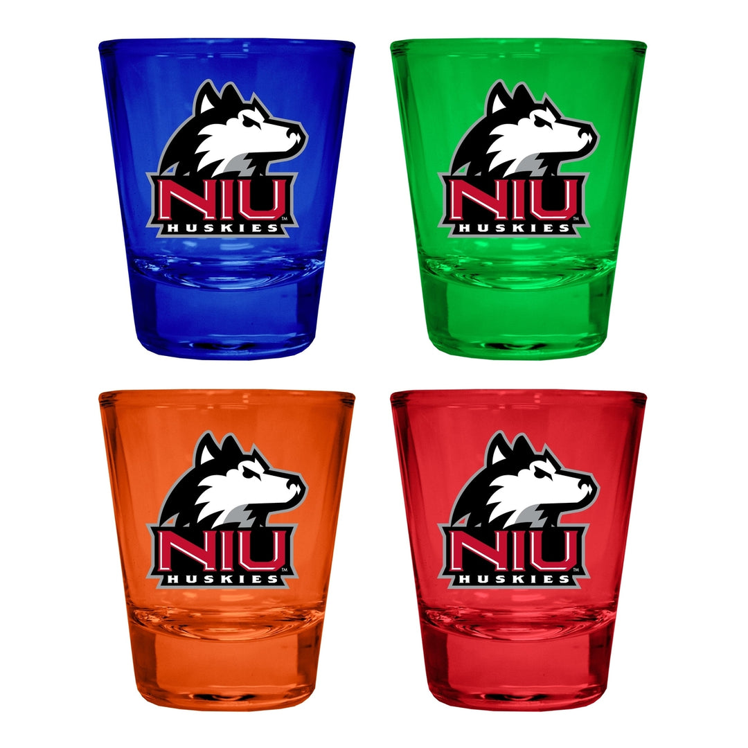 Northern Illinois Huskies Full Color 2oz Shot Glass Officially Licensed Collegiate Product Image 4