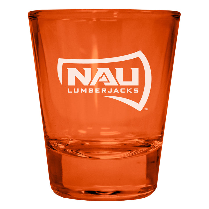 Northern Arizona University Engraved Full Color 2oz Shot Glass Officially Licensed Collegiate Product Image 2