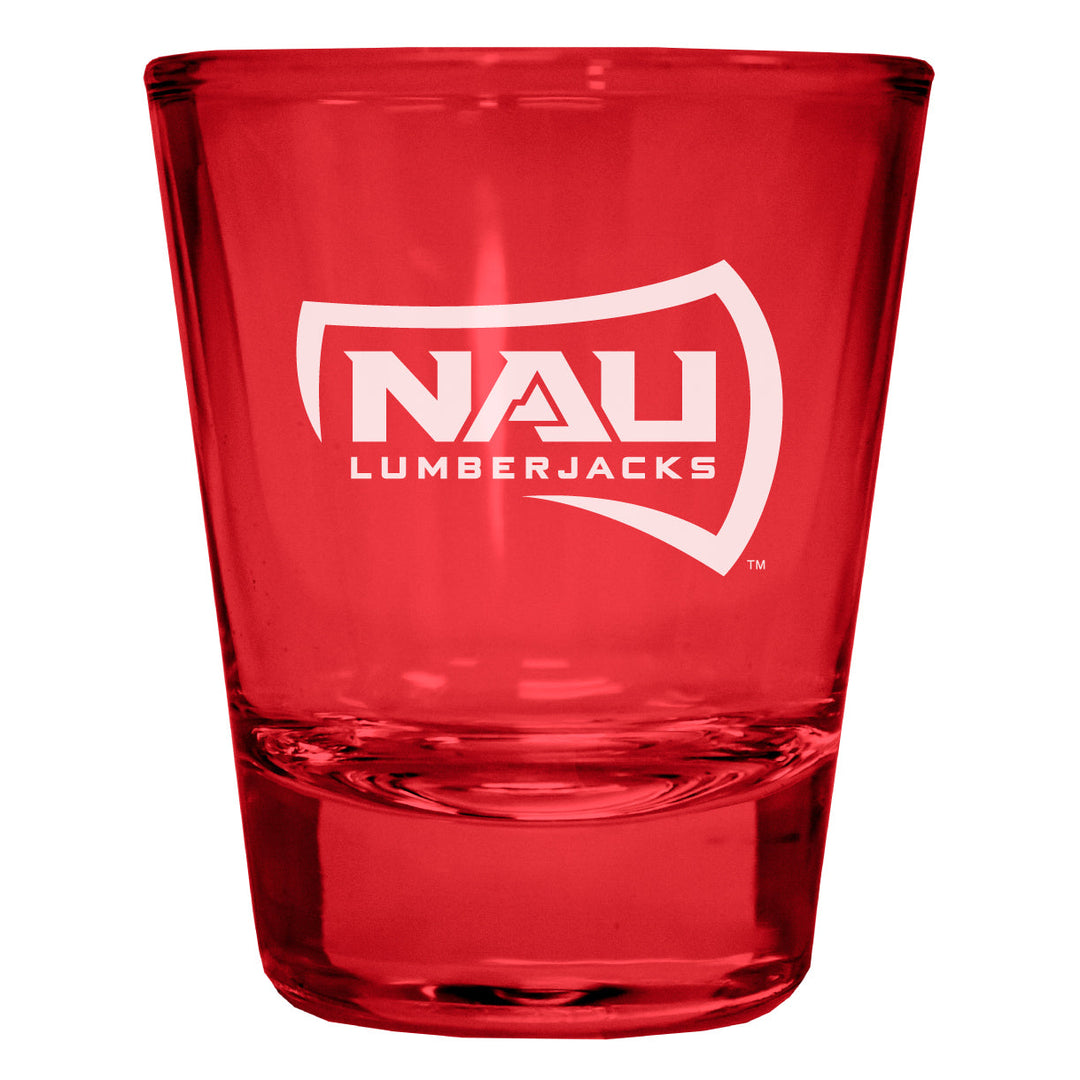 Northern Arizona University Engraved Full Color 2oz Shot Glass Officially Licensed Collegiate Product Image 3