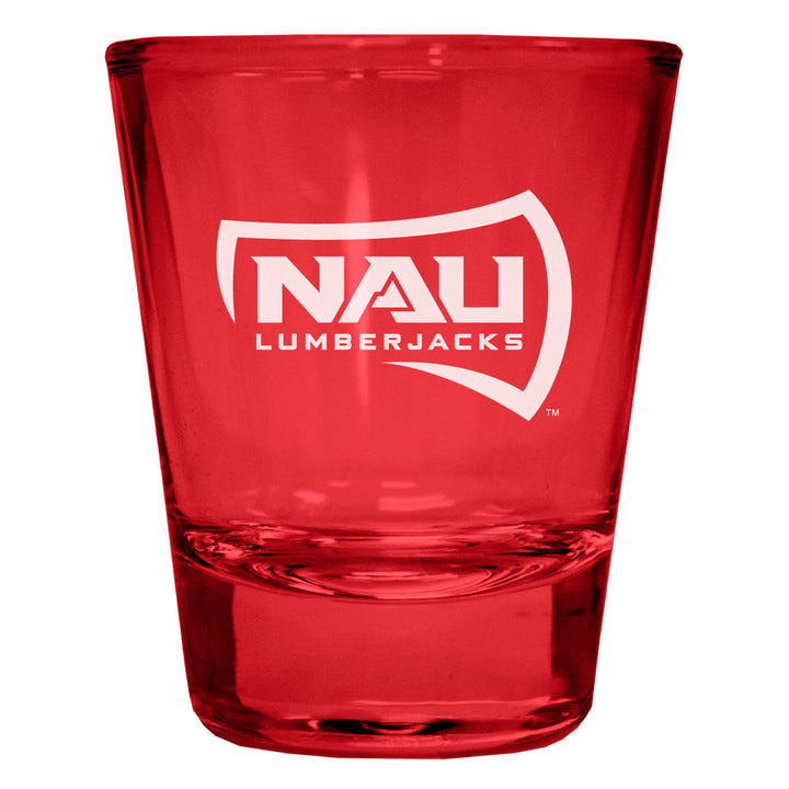 Northern Arizona University Engraved Full Color 2oz Shot Glass Officially Licensed Collegiate Product Image 3