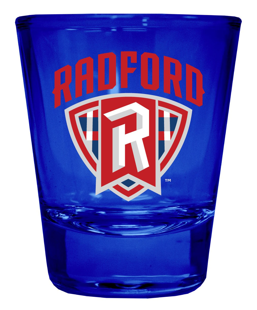 Radford University Highlanders Full Color 2oz Shot Glass Officially Licensed Collegiate Product Image 1