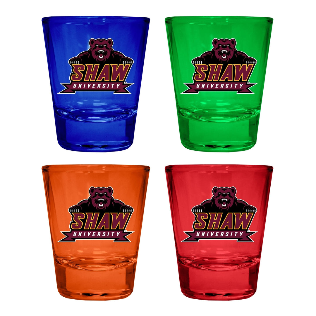 Shaw University Bears Full Color 2oz Shot Glass Officially Licensed Collegiate Product Image 2