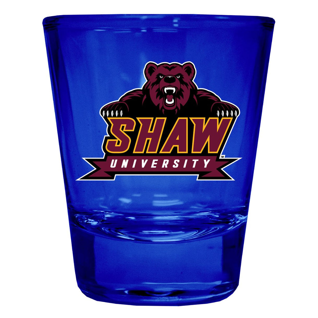 Shaw University Bears Full Color 2oz Shot Glass Officially Licensed Collegiate Product Image 1