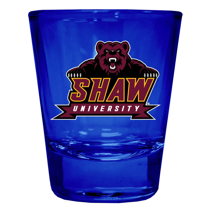 Shaw University Bears Full Color 2oz Shot Glass Officially Licensed Collegiate Product Image 1