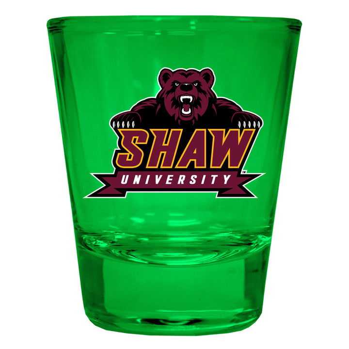 Shaw University Bears Full Color 2oz Shot Glass Officially Licensed Collegiate Product Image 4