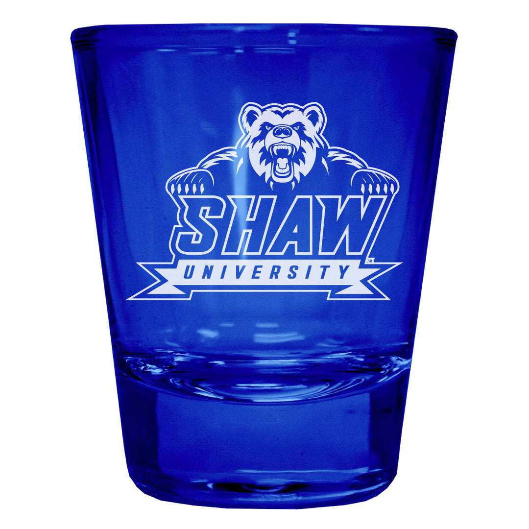 Shaw University Bears Engraved Full Color 2oz Shot Glass Officially Licensed Collegiate Product Image 4