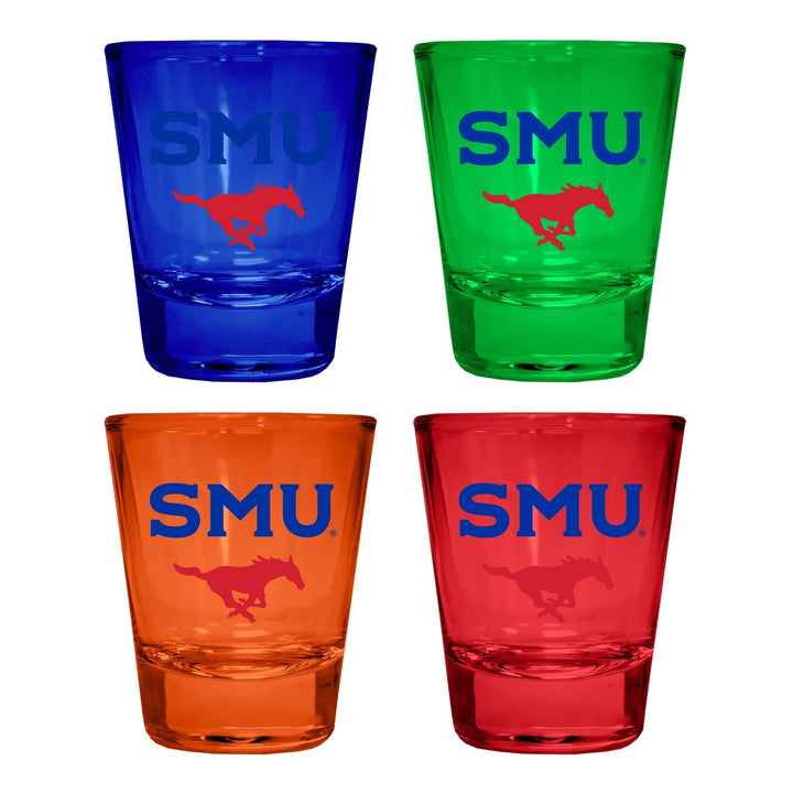 Southern Methodist University Full Color 2oz Shot Glass Officially Licensed Collegiate Product Image 1