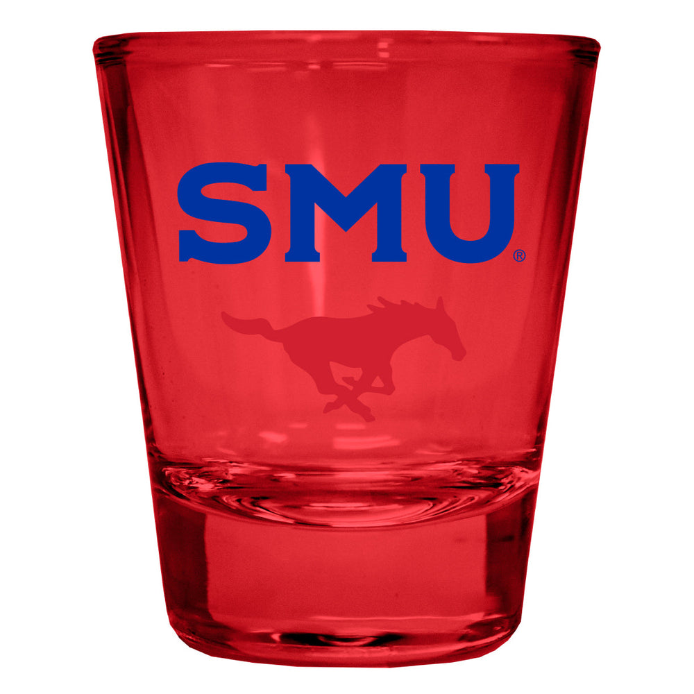 Southern Methodist University Full Color 2oz Shot Glass Officially Licensed Collegiate Product Image 2