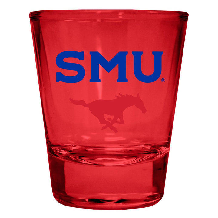 Southern Methodist University Full Color 2oz Shot Glass Officially Licensed Collegiate Product Image 1