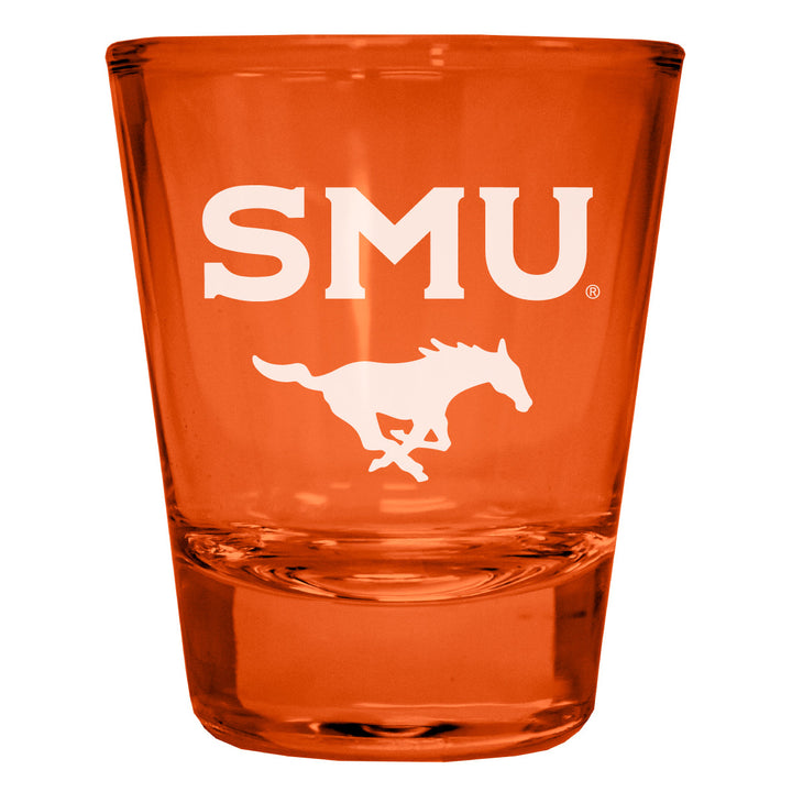 Southern Methodist University Engraved Full Color 2oz Shot Glass Officially Licensed Collegiate Product Image 4