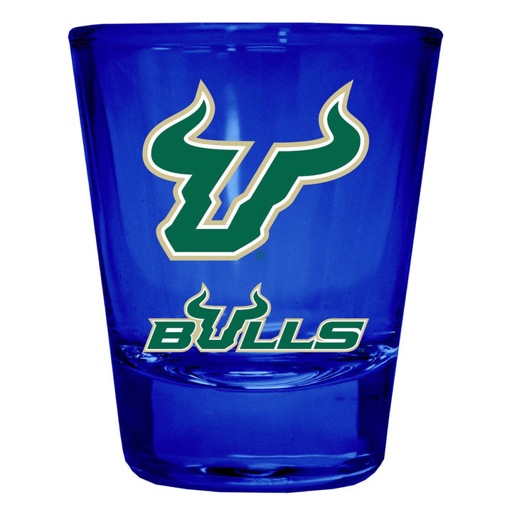 South Florida Bulls Full Color 2oz Shot Glass Officially Licensed Collegiate Product Image 1