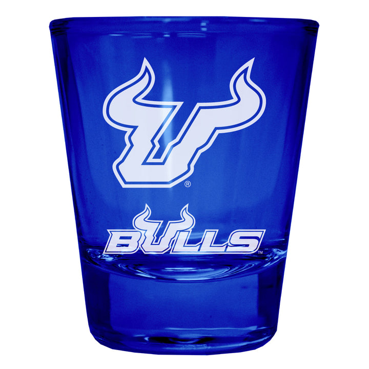 South Florida Bulls Engraved Full Color 2oz Shot Glass Officially Licensed Collegiate Product Image 4