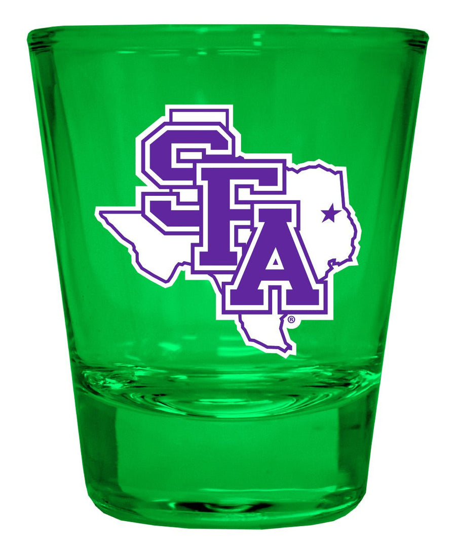 Stephen F. Austin State University Full Color 2oz Shot Glass Officially Licensed Collegiate Product Image 1