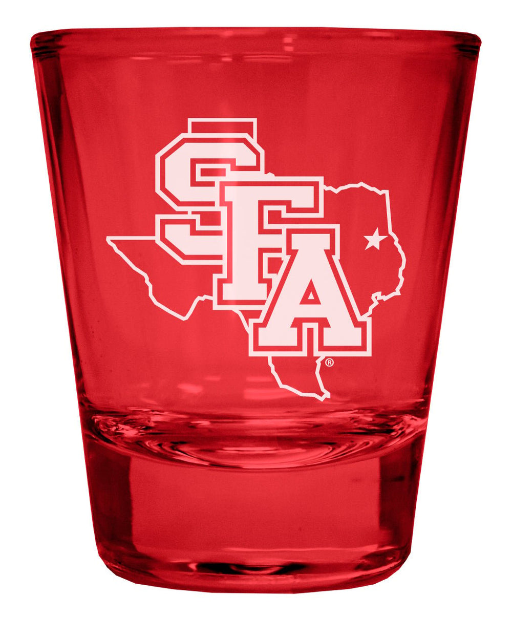 Stephen F. Austin State University Engraved Full Color 2oz Shot Glass Officially Licensed Collegiate Product Image 2