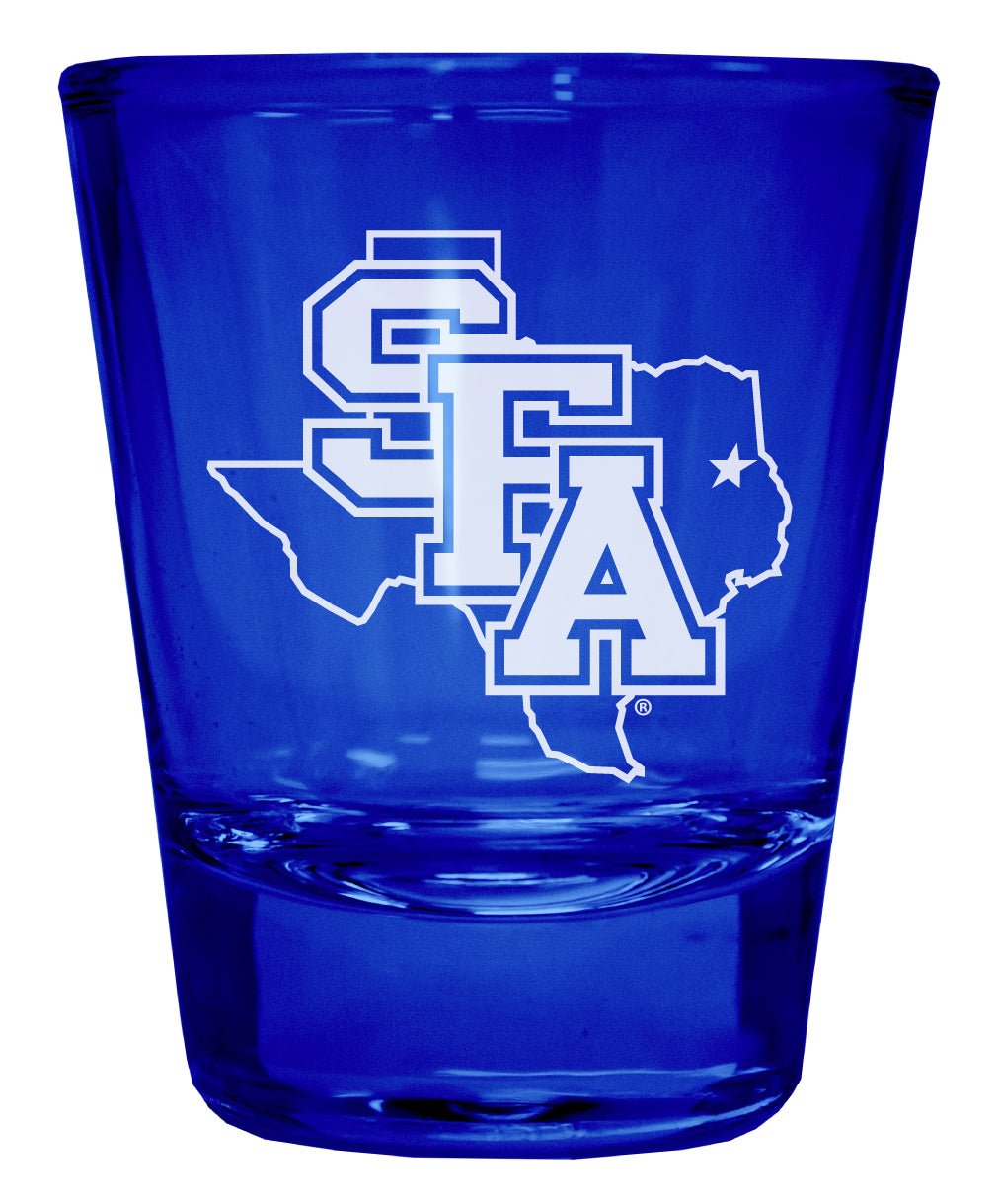 Stephen F. Austin State University Engraved Full Color 2oz Shot Glass Officially Licensed Collegiate Product Image 3