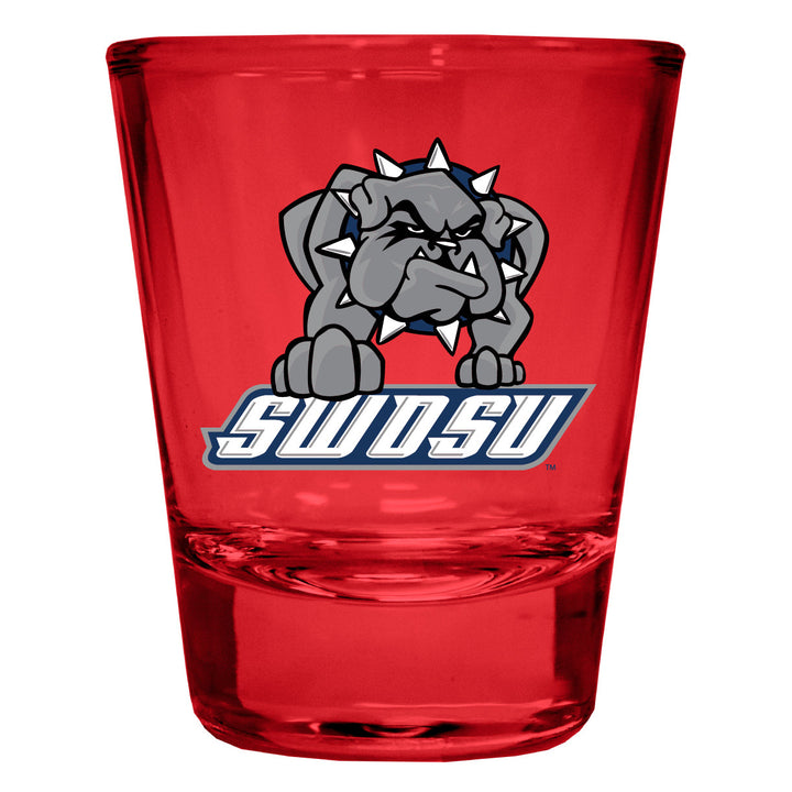 Southwestern Oklahoma State University Full Color 2oz Shot Glass Officially Licensed Collegiate Product Image 3