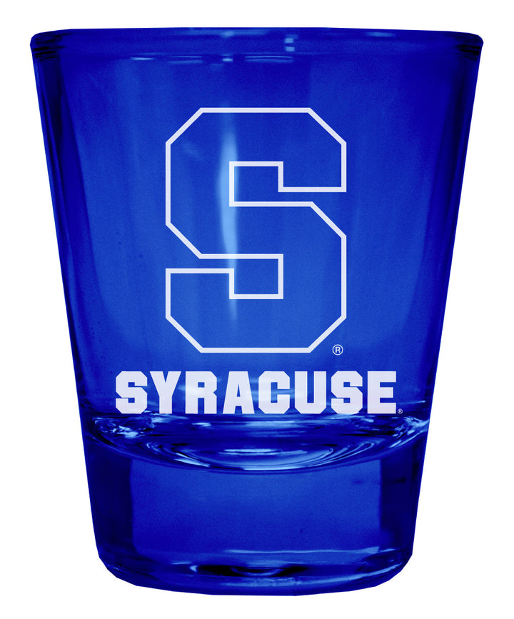 Syracuse Orange Engraved Full Color 2oz Shot Glass Officially Licensed Collegiate Product Image 1