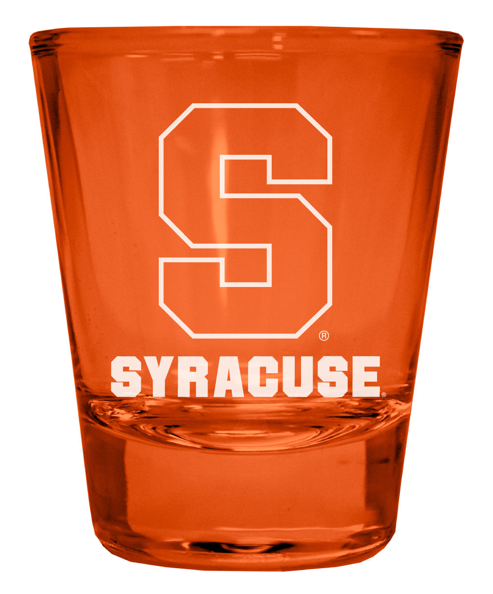 Syracuse Orange Engraved Full Color 2oz Shot Glass Officially Licensed Collegiate Product Image 2