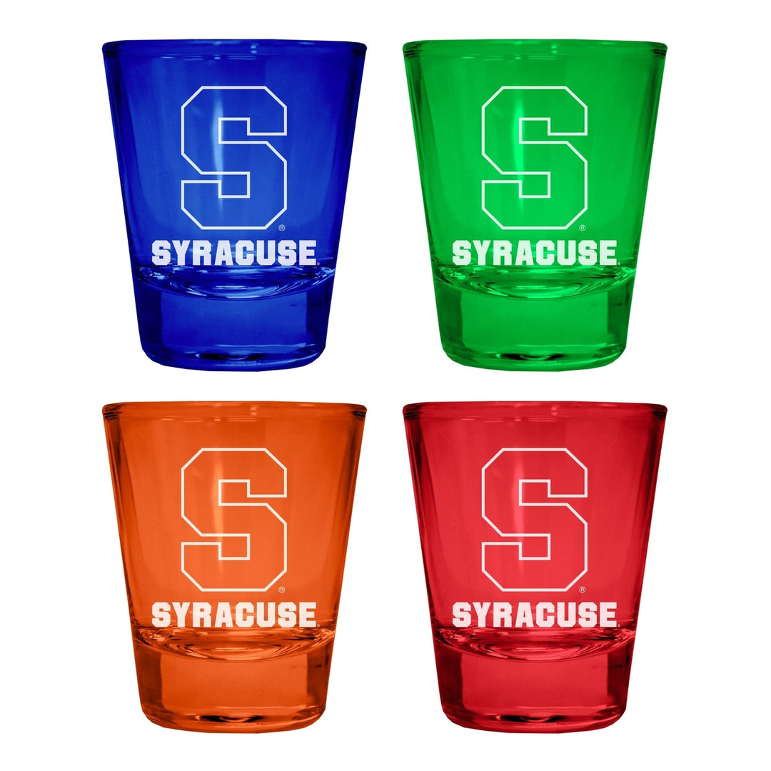 Syracuse Orange Engraved Full Color 2oz Shot Glass Officially Licensed Collegiate Product Image 4