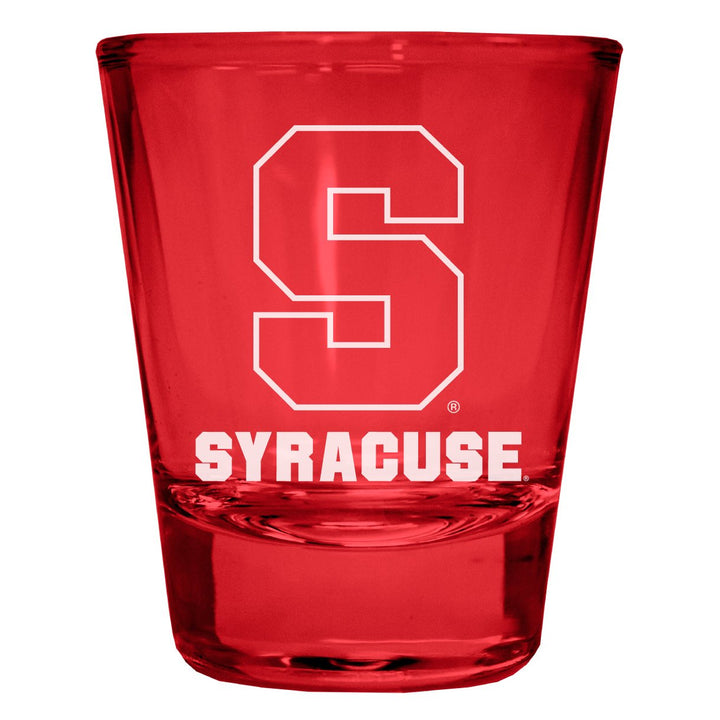 Syracuse Orange Engraved Full Color 2oz Shot Glass Officially Licensed Collegiate Product Image 1