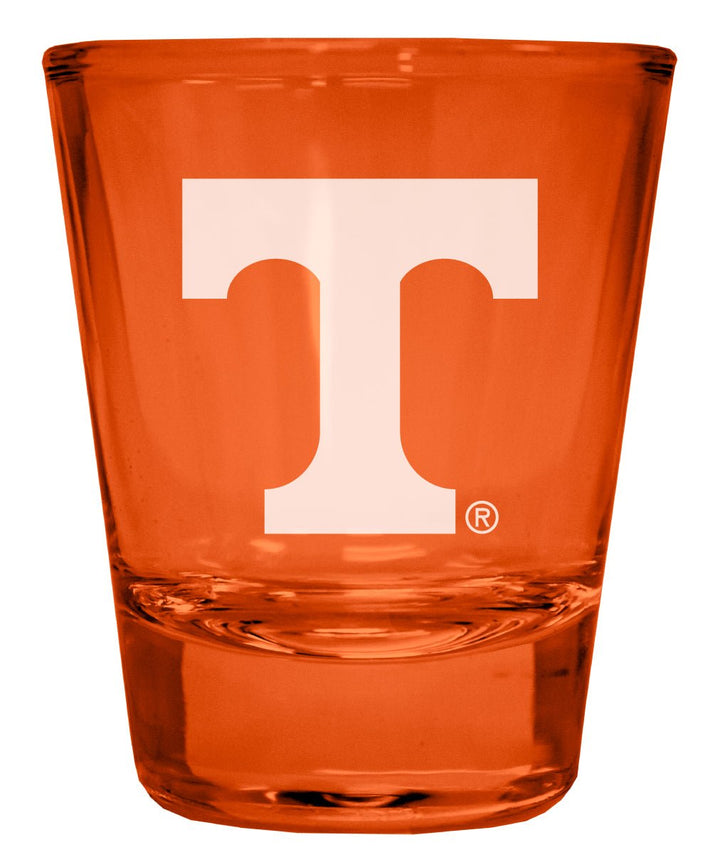 Tennessee Knoxville Volunteers Engraved Full Color 2oz Shot Glass Officially Licensed Collegiate Product Image 1