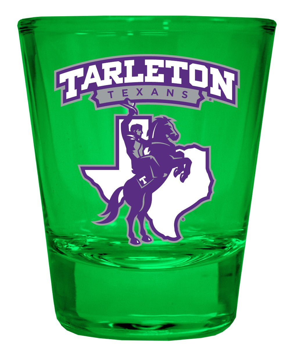 Tarleton State University Full Color 2oz Shot Glass Officially Licensed Collegiate Product Image 2