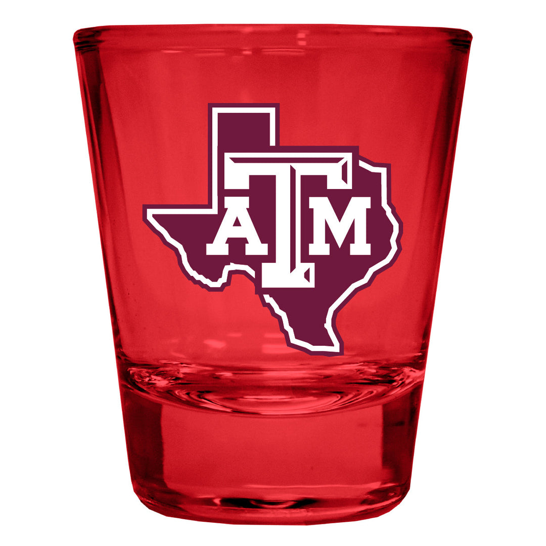 Texas AandM Aggies Full Color 2oz Shot Glass Officially Licensed Collegiate Product Image 2