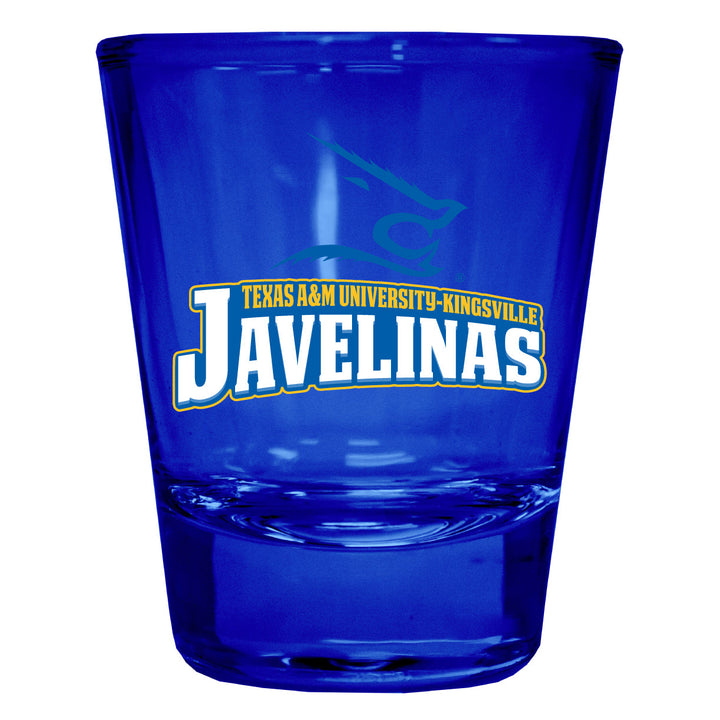 Texas AandM Kingsville Javelinas Full Color 2oz Shot Glass Officially Licensed Collegiate Product Image 2