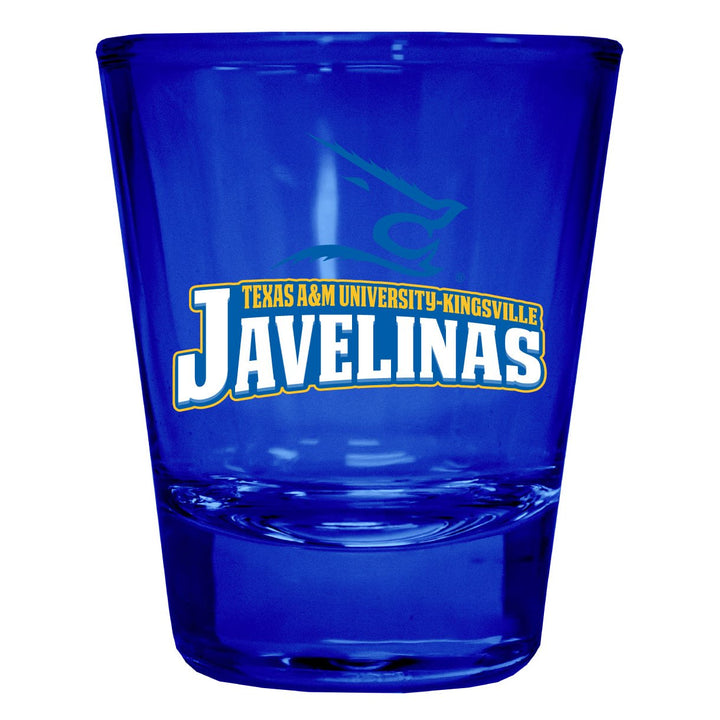 Texas AandM Kingsville Javelinas Full Color 2oz Shot Glass Officially Licensed Collegiate Product Image 1