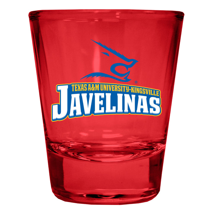 Texas AandM Kingsville Javelinas Full Color 2oz Shot Glass Officially Licensed Collegiate Product Image 3