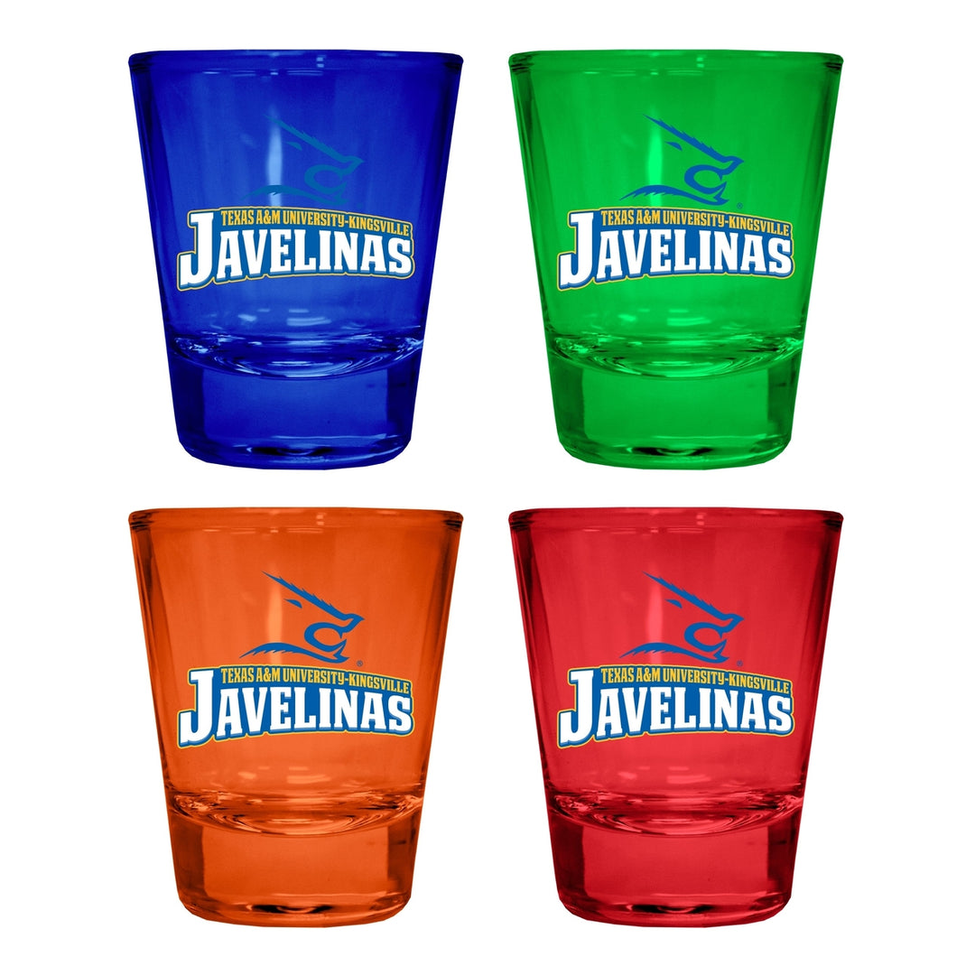 Texas AandM Kingsville Javelinas Full Color 2oz Shot Glass Officially Licensed Collegiate Product Image 4