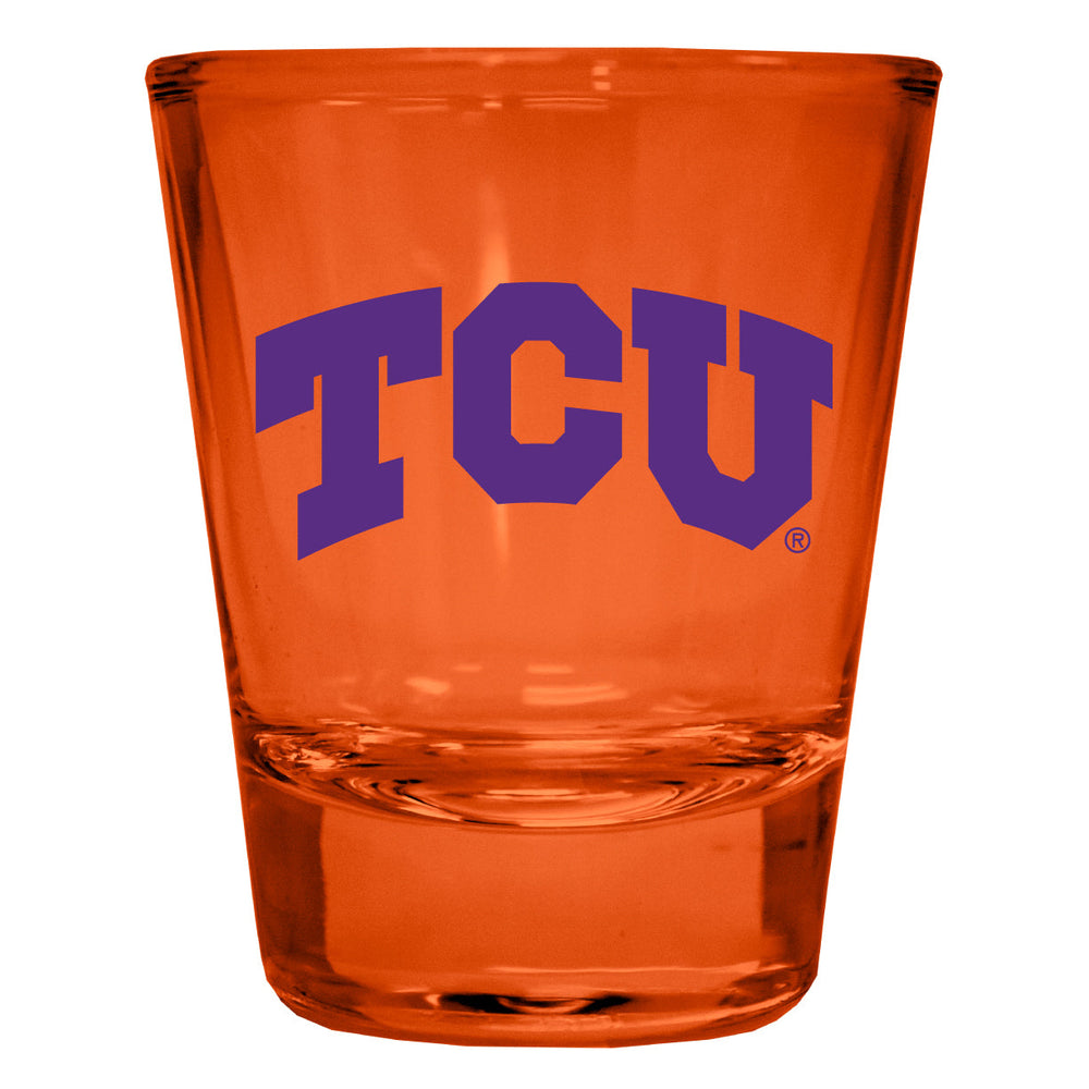 Texas Christian University Full Color 2oz Shot Glass Officially Licensed Collegiate Product Image 2