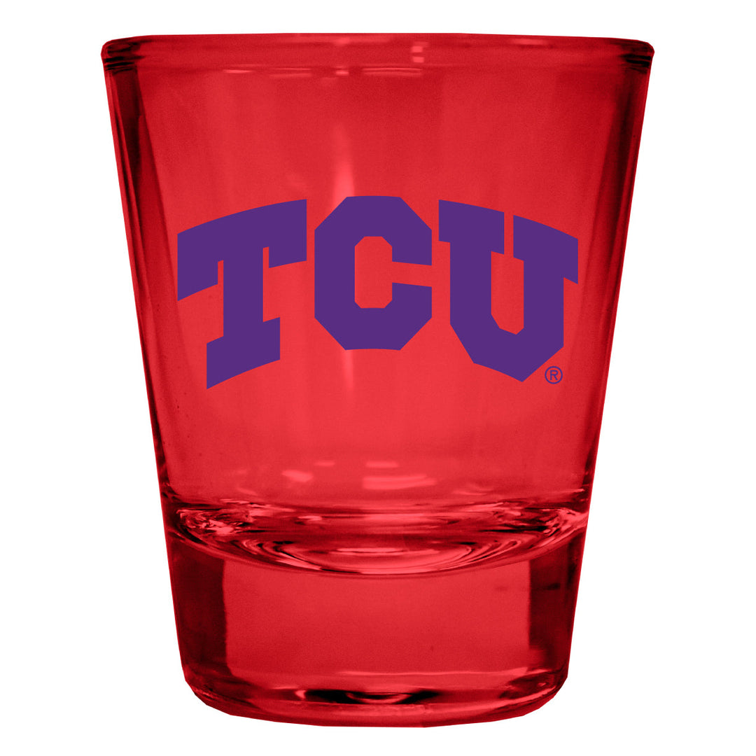 Texas Christian University Full Color 2oz Shot Glass Officially Licensed Collegiate Product Image 3