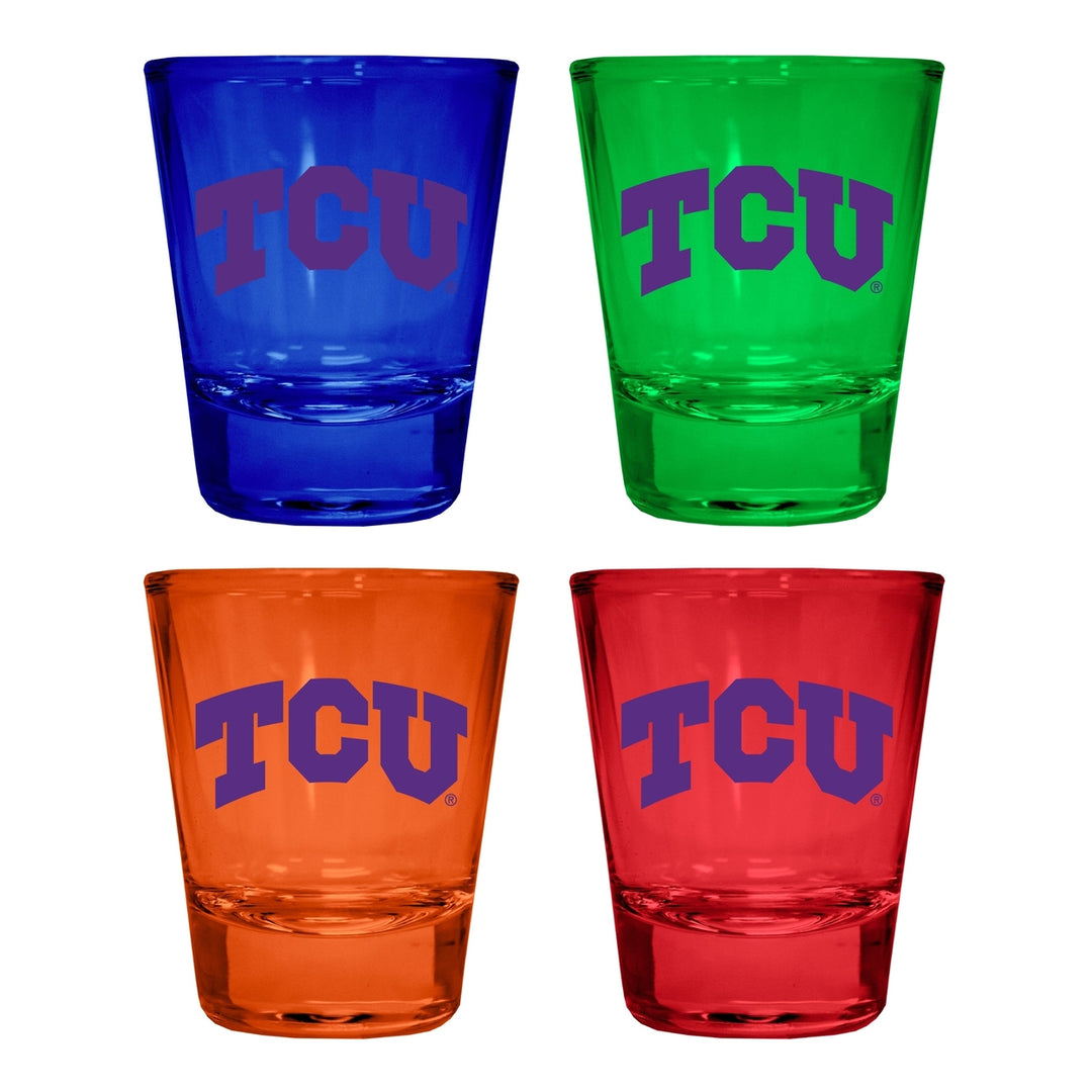 Texas Christian University Full Color 2oz Shot Glass Officially Licensed Collegiate Product Image 4