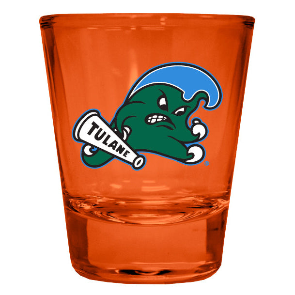 Tulane University Green Wave Full Color 2oz Shot Glass Officially Licensed Collegiate Product Image 1