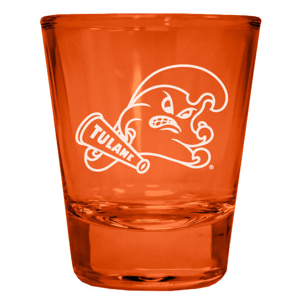 Tulane University Green Wave Engraved Full Color 2oz Shot Glass Officially Licensed Collegiate Product Image 4