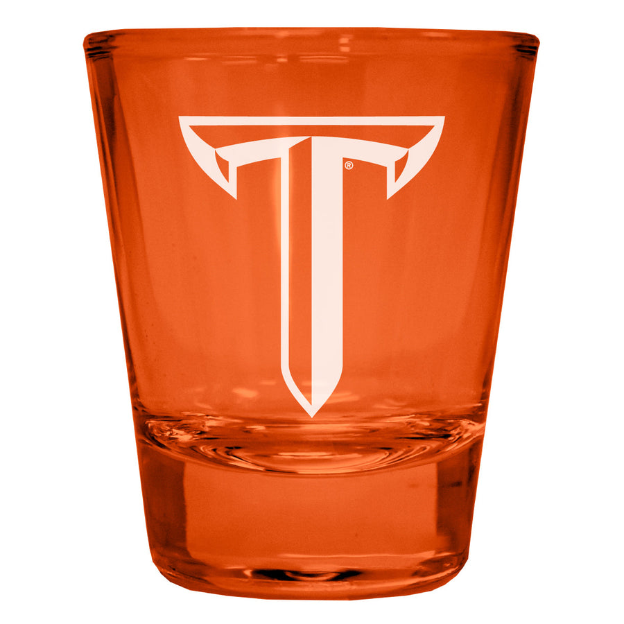 Troy University Engraved Full Color 2oz Shot Glass Officially Licensed Collegiate Product Image 1