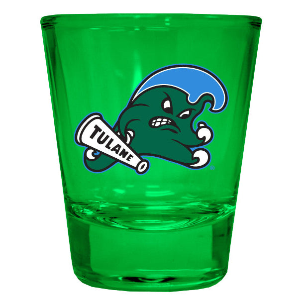 Tulane University Green Wave Full Color 2oz Shot Glass Officially Licensed Collegiate Product Image 4