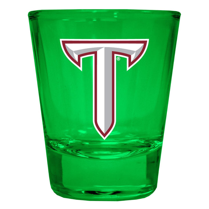 Troy University Full Color 2oz Shot Glass Officially Licensed Collegiate Product Image 1