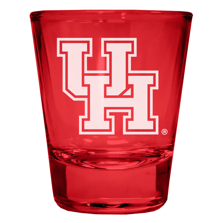 University of Houston Engraved Full Color 2oz Shot Glass Officially Licensed Collegiate Product Image 1