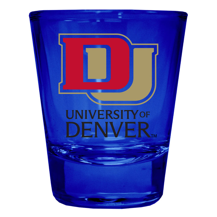 University of Denver Pioneers Full Color 2oz Shot Glass Officially Licensed Collegiate Product Image 4