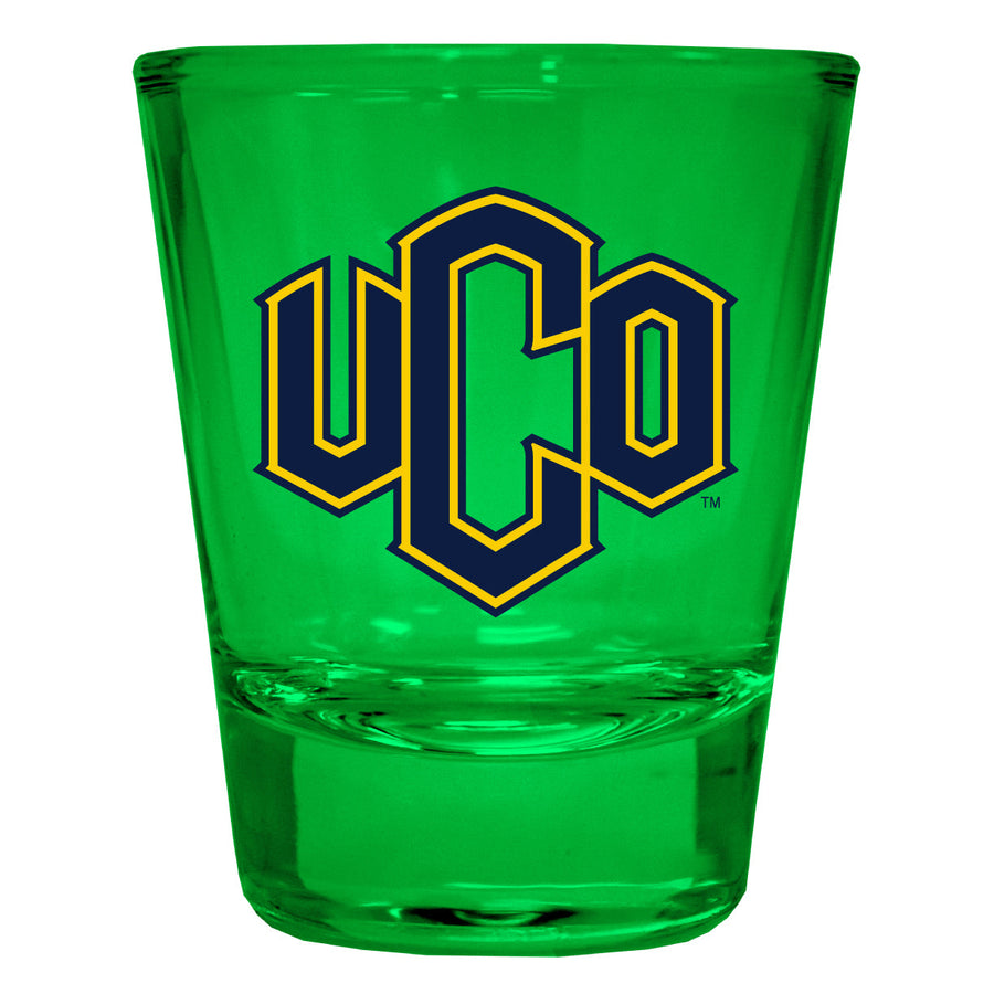 University of Central Oklahoma Bronchos Full Color 2oz Shot Glass Officially Licensed Collegiate Product Image 1