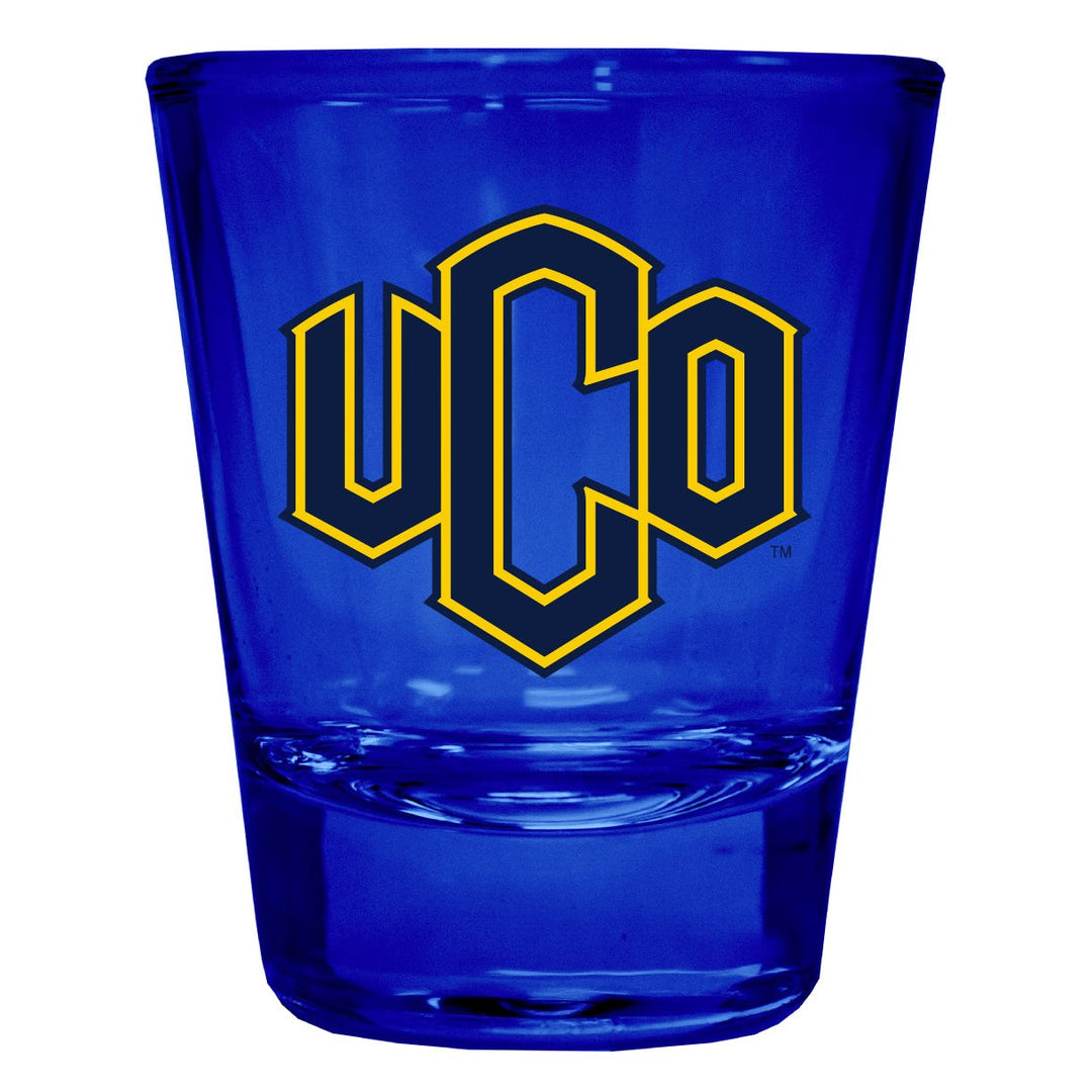 University of Central Oklahoma Bronchos Full Color 2oz Shot Glass Officially Licensed Collegiate Product Image 1