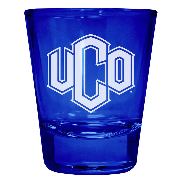 University of Central Oklahoma Bronchos Engraved Full Color 2oz Shot Glass Officially Licensed Collegiate Product Image 2