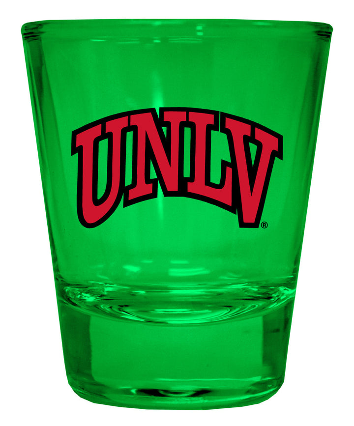 UNLV Rebels Full Color 2oz Shot Glass Officially Licensed Collegiate Product Image 1