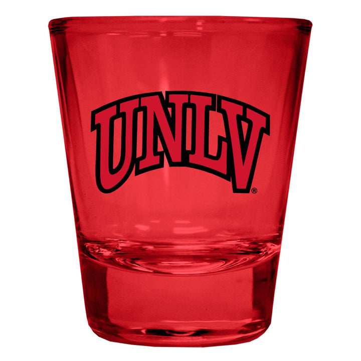 UNLV Rebels Full Color 2oz Shot Glass Officially Licensed Collegiate Product Image 1