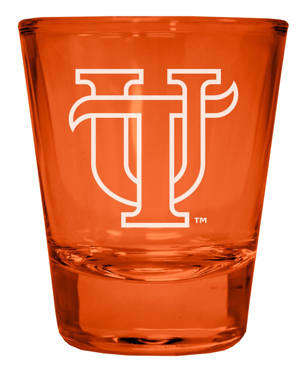 University of Tampa Spartans Engraved Full Color 2oz Shot Glass Officially Licensed Collegiate Product Image 1