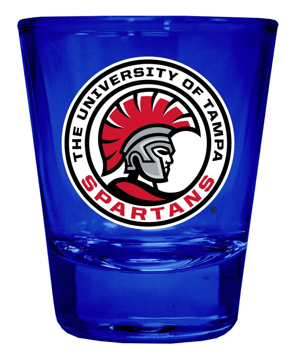 University of Tampa Spartans Full Color 2oz Shot Glass Officially Licensed Collegiate Product Image 2